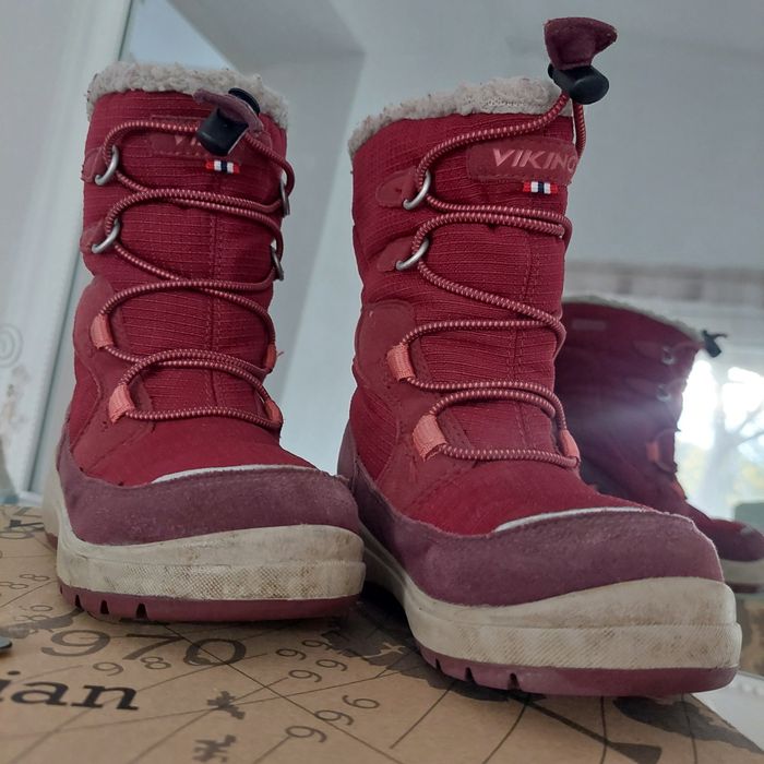 Viking, woden, Колев и Колев Детски зимни обувки и боти от естествен