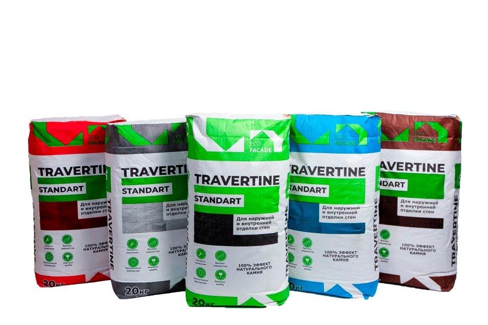 Жидкий травертин термопанели