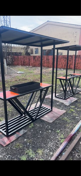 Мангал в стиле лофт