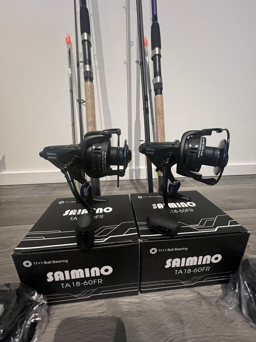 Set Feeder 2 lansete Wind TFD-05 3.6 m + 2 Mulinete SAIMINO TA 18 60 F