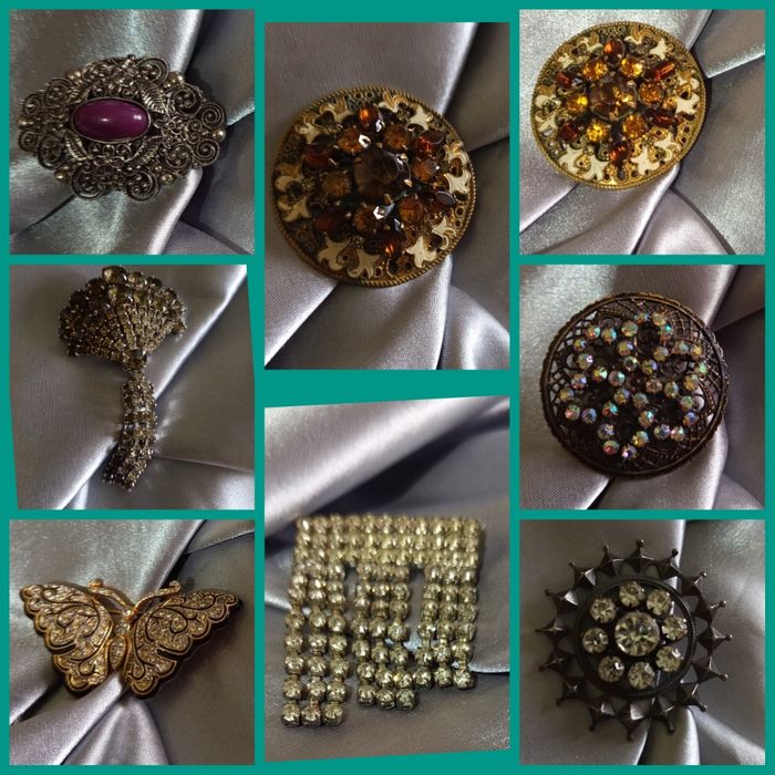 Винтажные чешские, немецкие, советские броши