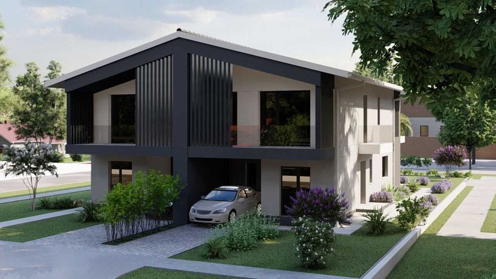 Duplex modern Dumbrăvița - Str. Kepler - 121 mp utili, teren 420 324 mp - Direct proprietar