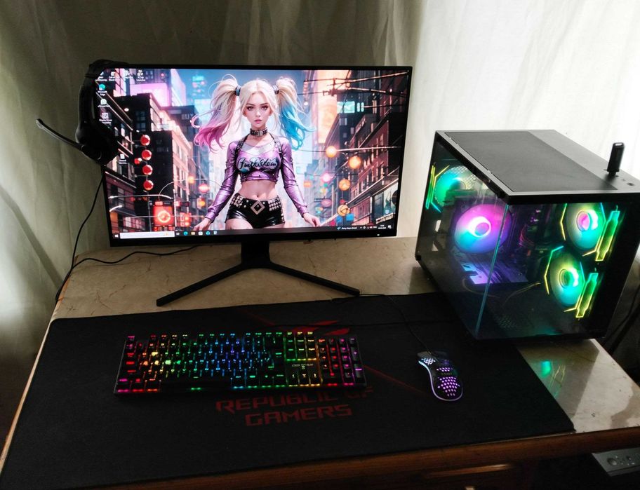 Stolni Kampyuter RX 580 Manitor 27 IPS