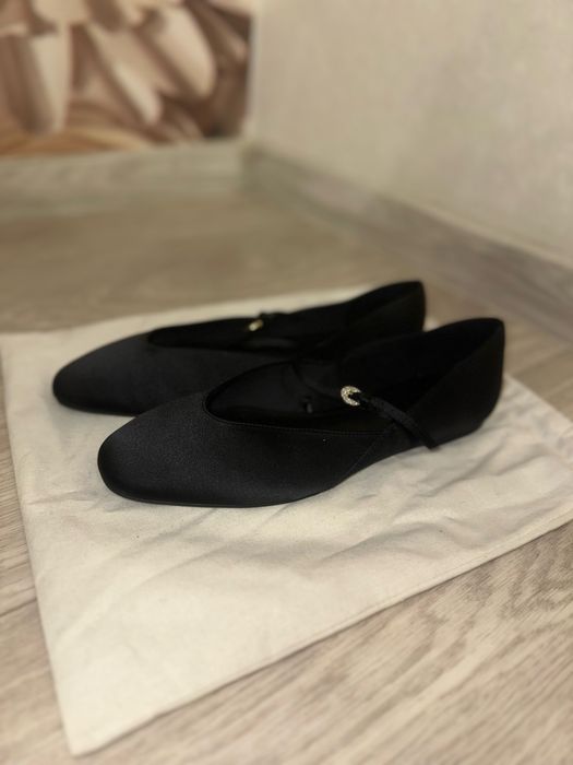 Балетки Zara атласные