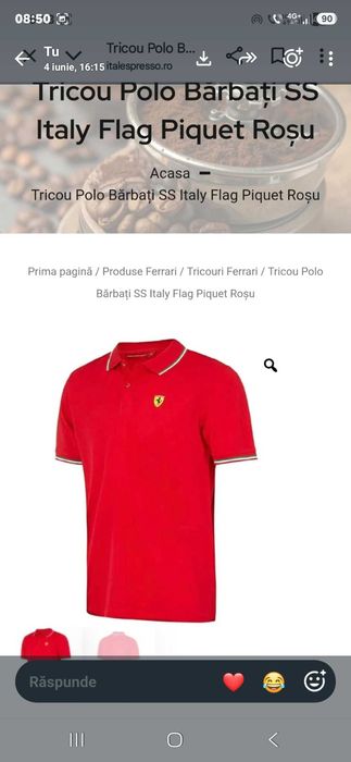 Vand imbracaminte Ferrari.Tricouri,Pantaloni treining,Sepci,Adidasi