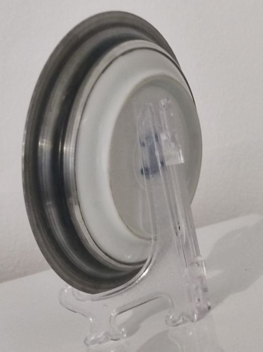 Farfurie cu flori cobalt