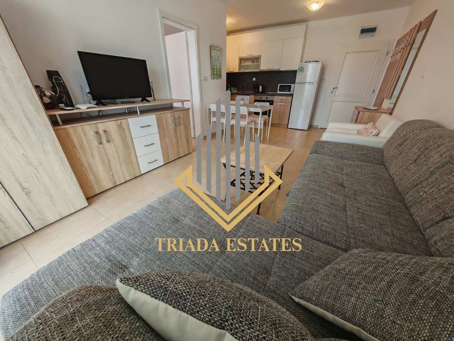 Обзаведен двустаен апартамент в комплекс Green life Sozopol