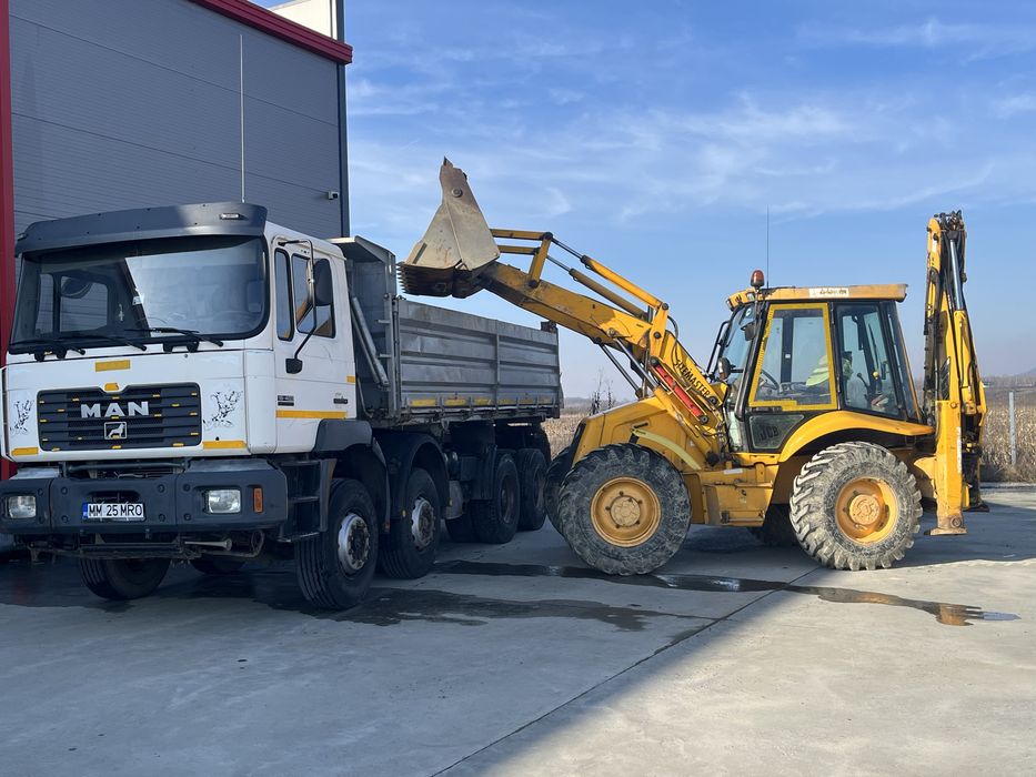 Tranport piatra concasata, balastru, nisip etc cu camion8 * 4