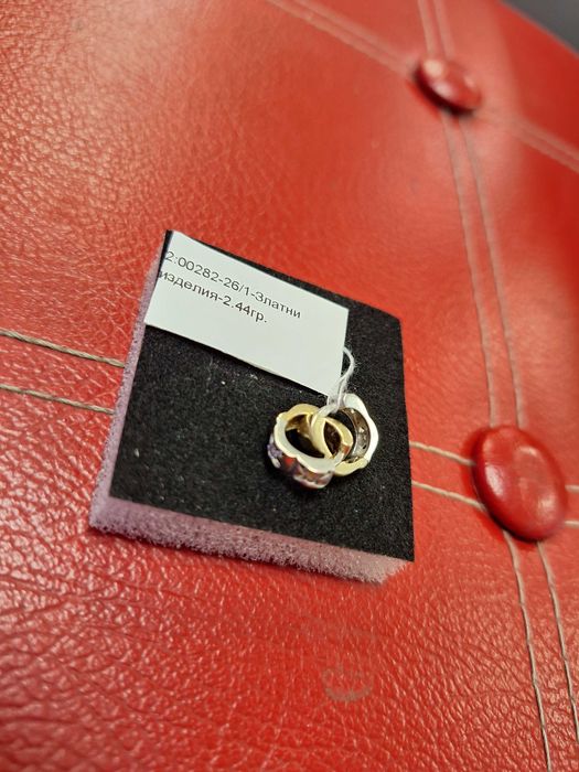 Златни Обеци 2.44гр 14к