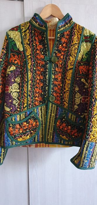 пиджак  с шоком,с вышивкой  заказ.