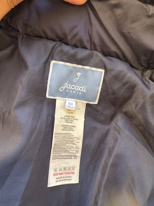 Зимний пуховик для девочек Jacadi