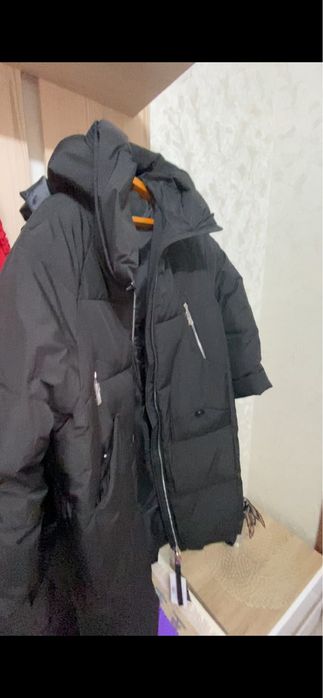 Пуховик зимний стеганый