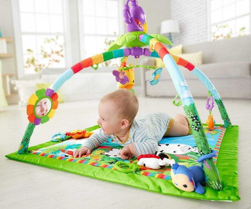Детский развивающий коврик FISHER-PRICE Джунгли