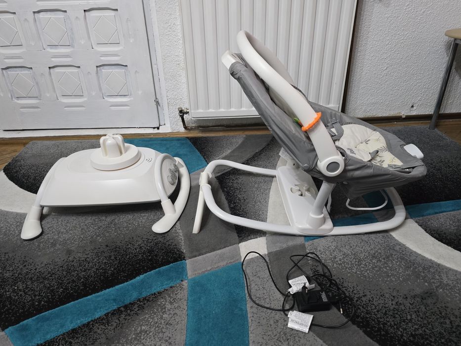 Leagan si balansoar pentru copii Joie Sansa 2 in 1 rotativ Fern