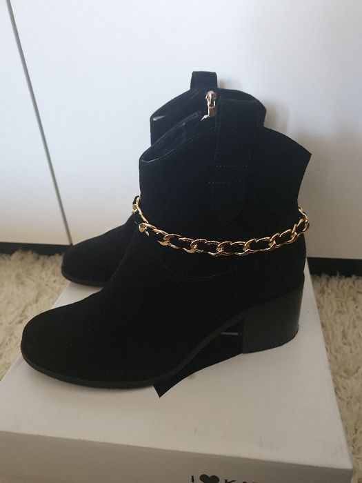 Botine piele marca Karino