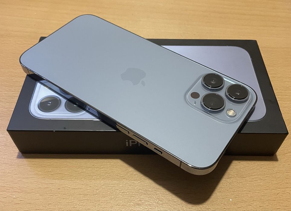 КАТО НОВ! Apple iPhone 13 Pro Max - 128 GB - Sierra Blue - Перфектен!