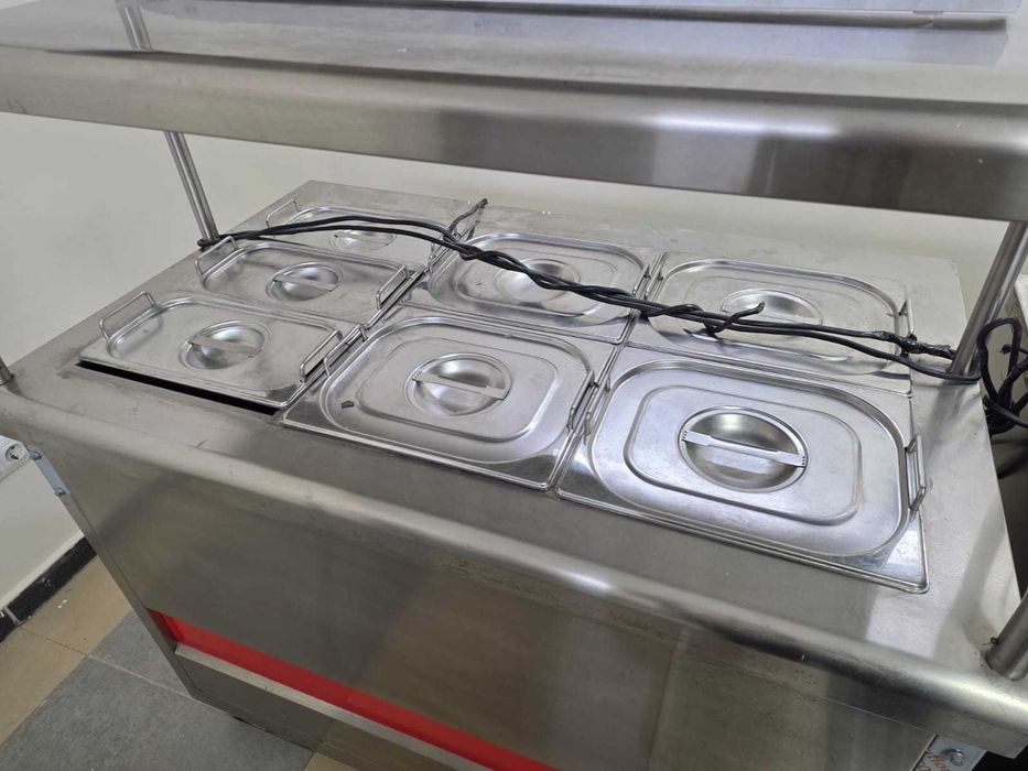 ПРОДАМ линию раздачи для столовой (мармиты)!