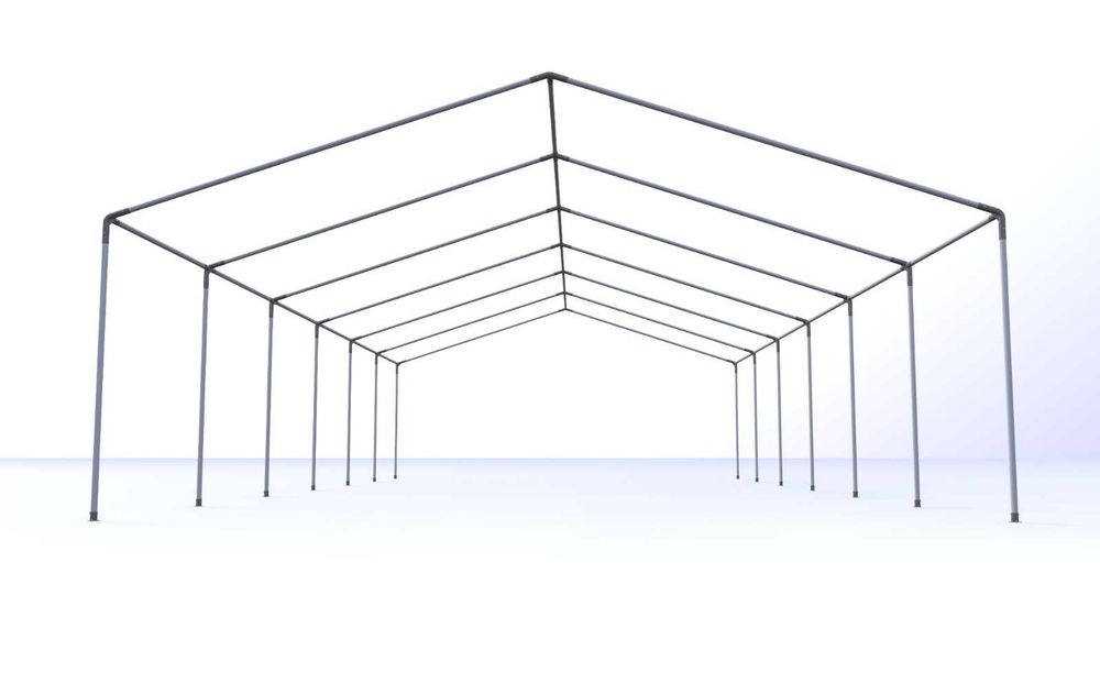 Cort Evenimente 4 x 8 m ECO, structura otel , prelata PVC