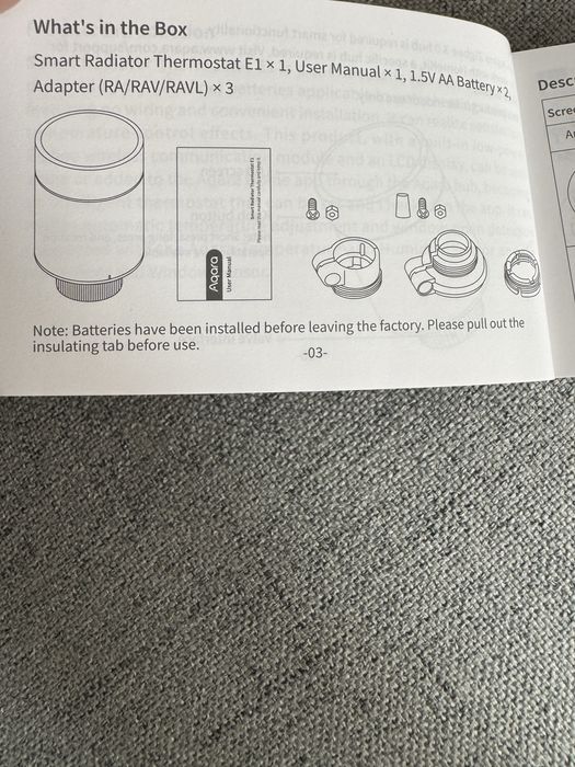 Смарт термо глави за радиатор / smart radiator termostat e1 Aqara