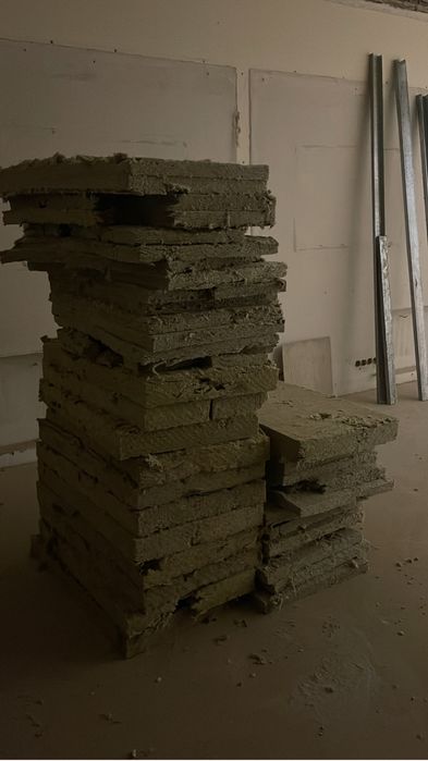 Минплита, вин вата. Бу. Продам недорого