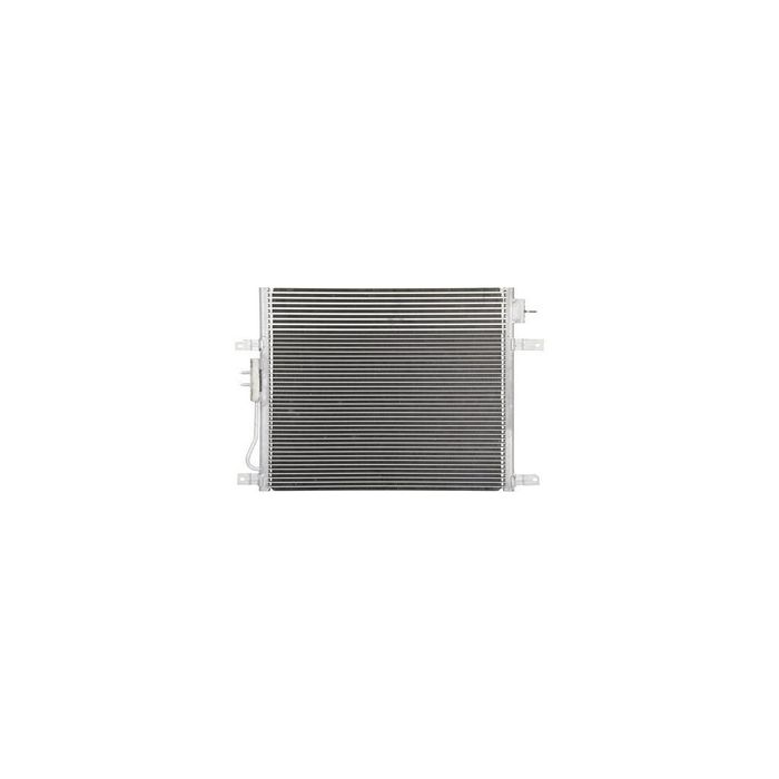 Condensator climatizare Jeep Grand Cherokee, 06.2003-09.2005, motor 2.7 CRD, 120 kw diesel, cutie automata, full aluminiu brazat, 580 (530)x460x22 mm, condensor cu racitor ulei