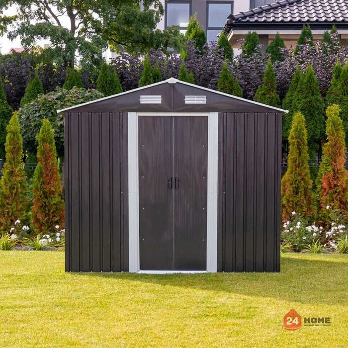 Градинска барака за инструменти SUNNY сива, 312×257х202 cm ДхШхВ