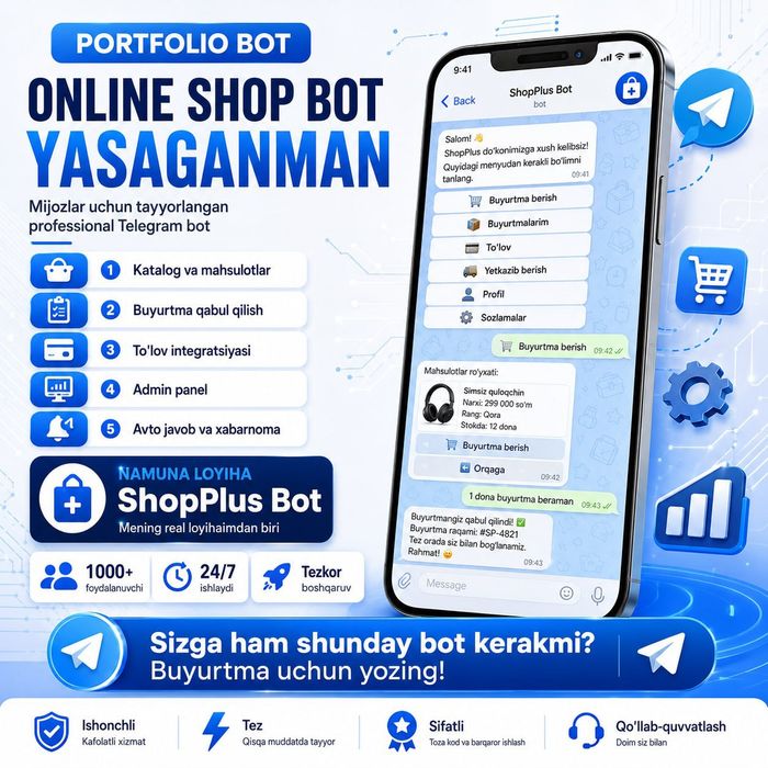 Telegram Bot yasash