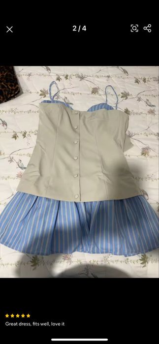 Хит рокля ZARA xs размер