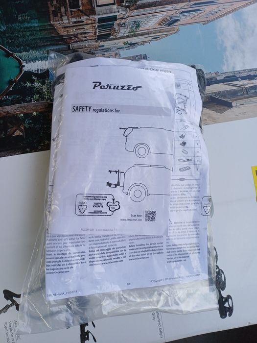 Продавам Багажник за колела Peruzzo Venezia 388 Steel за 3 велосипеда