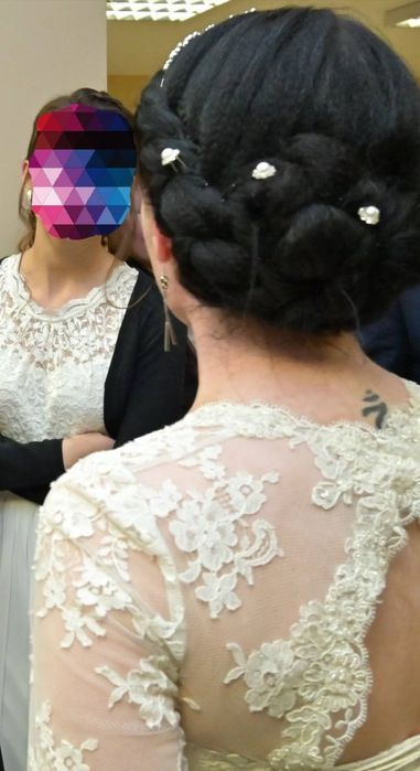 Булченска рокля бяла