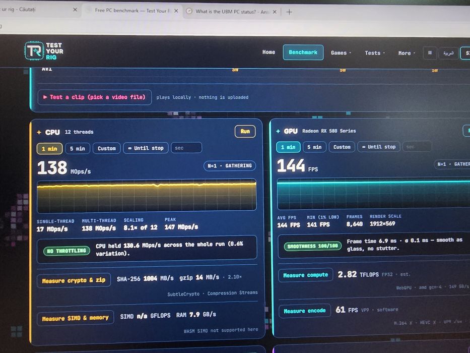 PC Gaming Ryzen 5 1600 / RX 580 / 8GB RAM