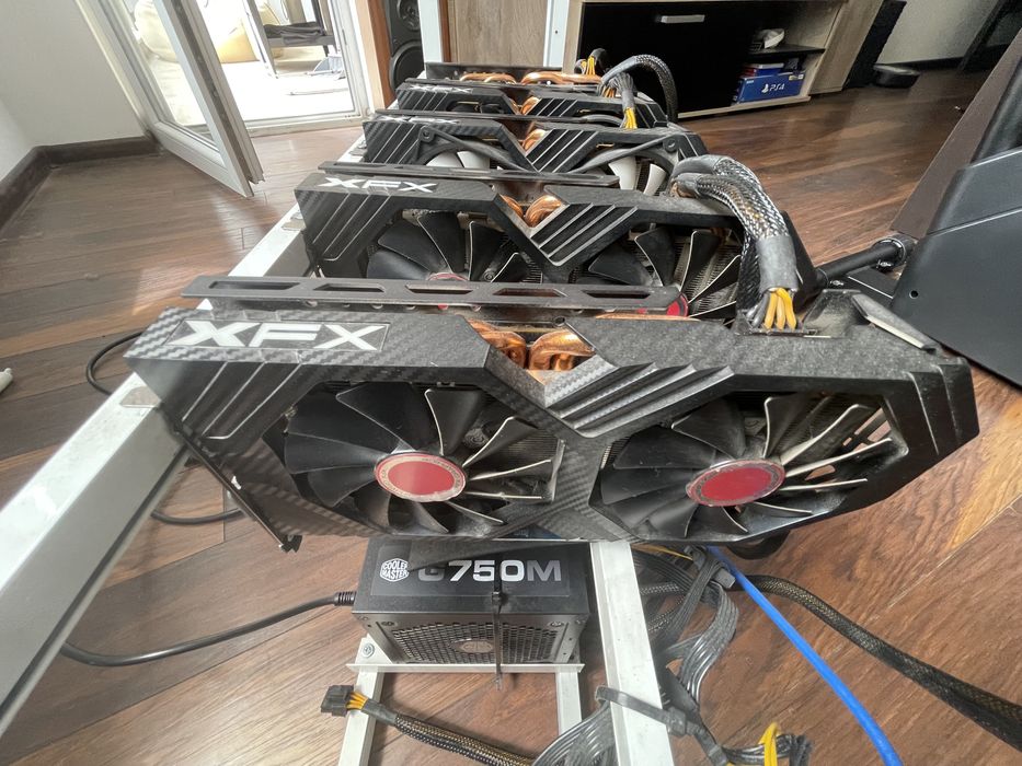 Minig rig Копачка - 6 карти Radeon RX 580 (XFX) 180 Mh