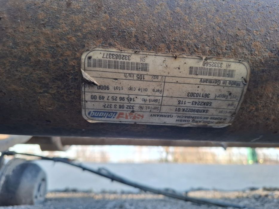 Оси ,ресори BPW, SAF ,Krone, Schmitz, Schwarzmüller,части за ремъркета