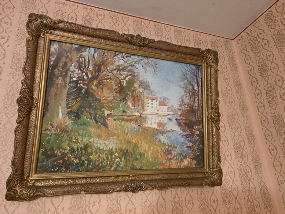Tablou vechi pictat tablouri vintage 90x60