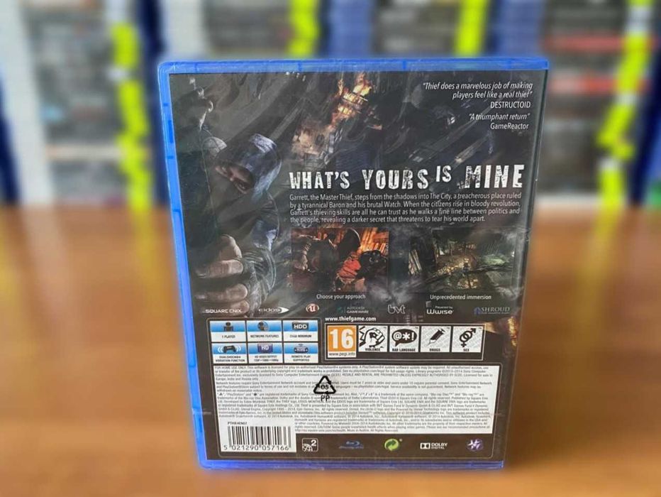 Новый диск Thief PS4/PS5 Огромный Выбор Игр Пс4 Пс5
