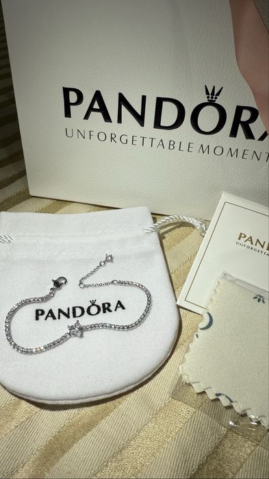 Набор из браслета и кольца «Pandora»