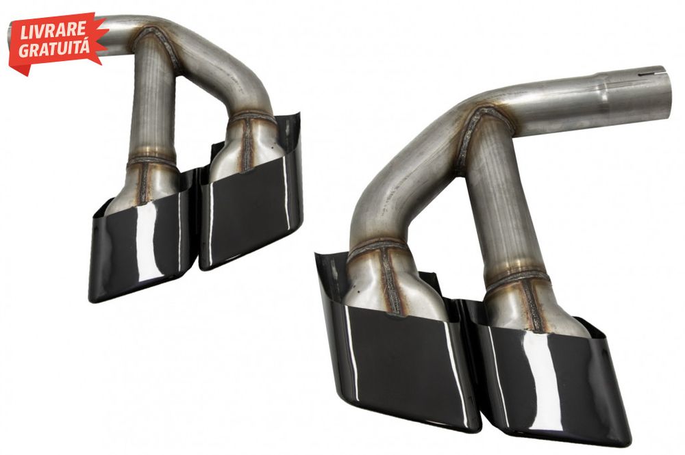 Ornamente toba Audi Q7 4M (2015-2019) SQ7 Design Negru doar pentru Ben