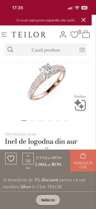 Inel logodna teilor