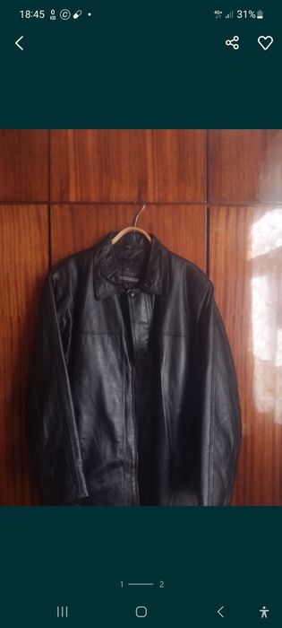 Продается  куртка  кожаная  мужская  новая