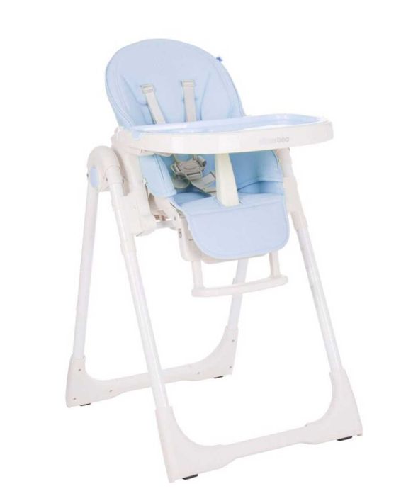 Scaun masă copii KikkaBoo Pastello Blue NOU | pliabil, reglabil, 6-36 luni