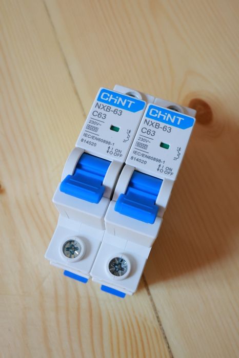 CHiNT NXB-63 C25, C40, C63 Автоматический выключатель.