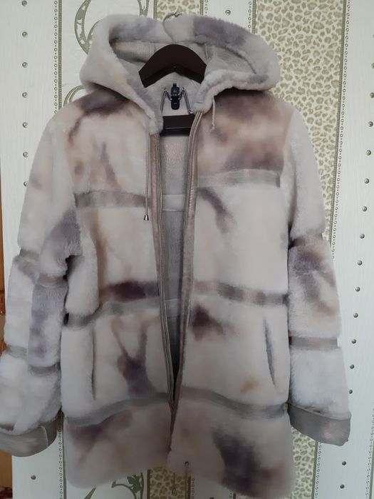 Двухсторонняя дубленка автоледи