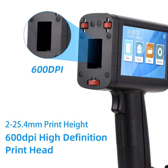 Ручной принтер, маркиратор M20, печатает на любой поверхности