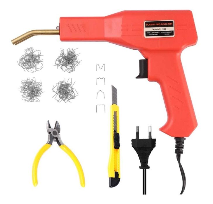 Pistol lipit sudat plastic letcon  rosu
