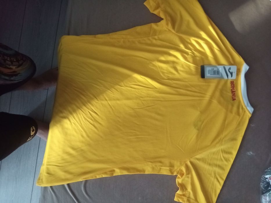Tricou nationala romaniei joma original galben nou cu eticheta
