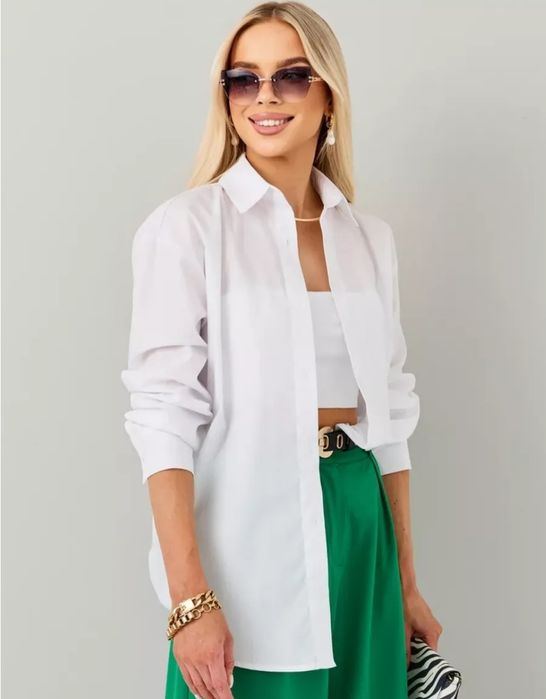 Рубашка белая базовая 42 см