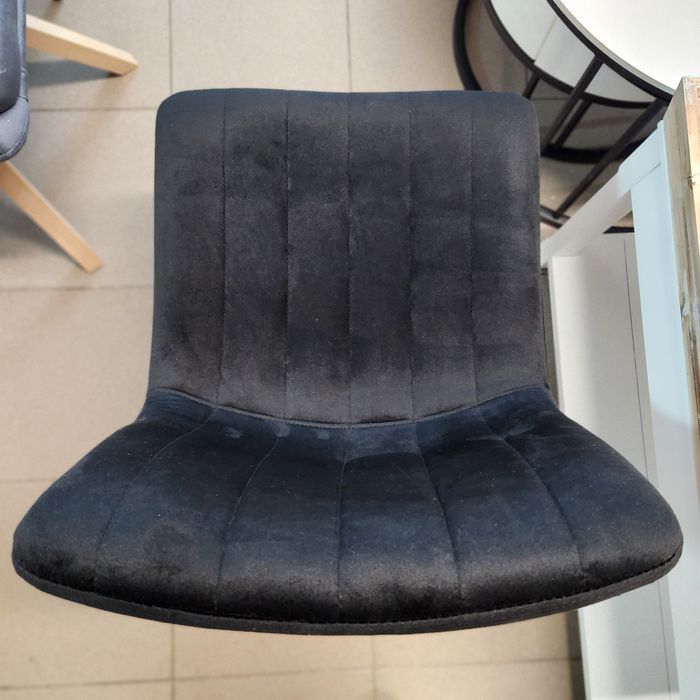 SS30! NOU Set 4 scaune catifea neagra