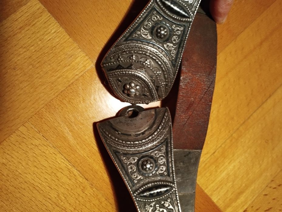 Серебряный браслет антика