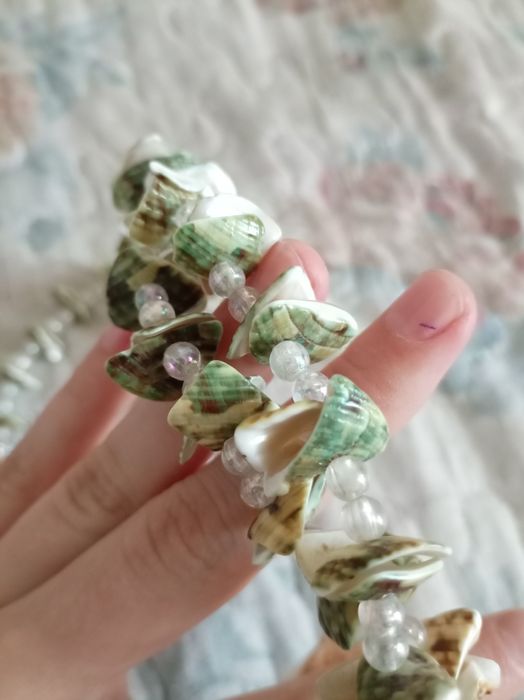 Ожерелье оберёг с ракушка и