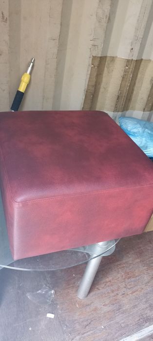 Пуфик 50*50  кожзам